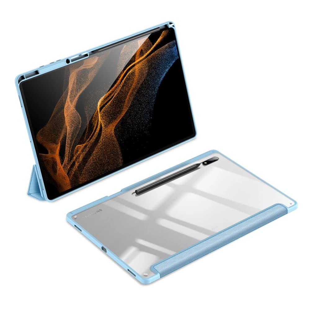 Dux Ducis Toby tok Samsung Galaxy Tab S8 Ultra stylus tartó kék - 8