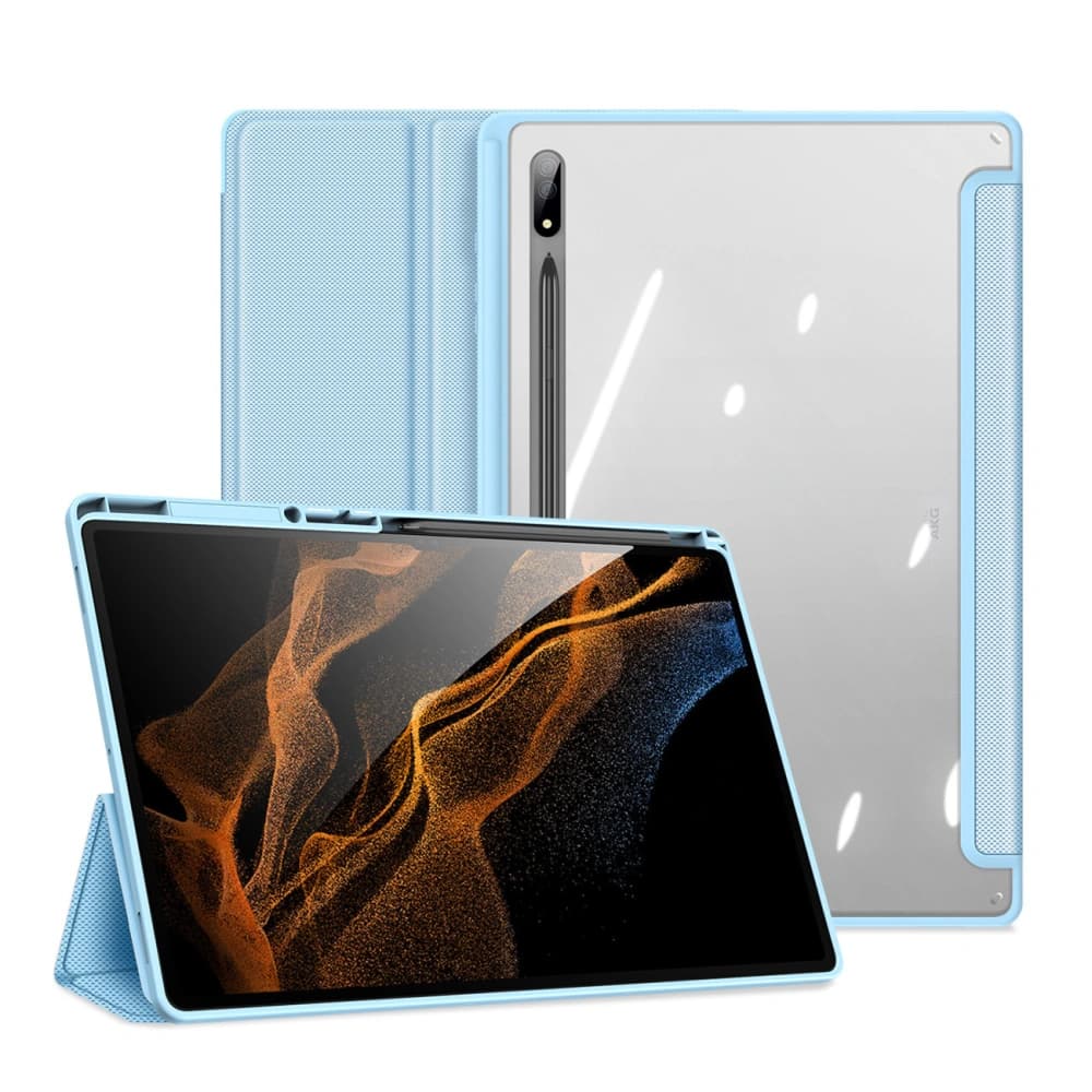 Dux Ducis Toby tok Samsung Galaxy Tab S8 Ultra stylus tartó kék - 11