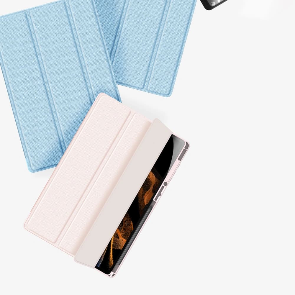 Dux Ducis Toby tok Samsung Galaxy Tab S8 Ultra stylus tartó kék - 13