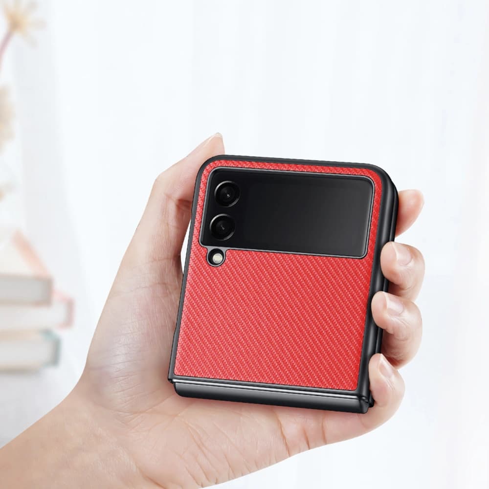 Dux Ducis Fino Case Samsung Galaxy Z Flip 3 rot - 3