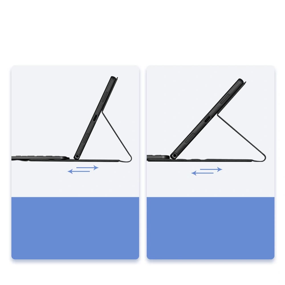 Dux Ducis Touchpad Billentyűzet Tok Bluetooth Samsung Galaxy Tab A8 10.5 fekete - 7