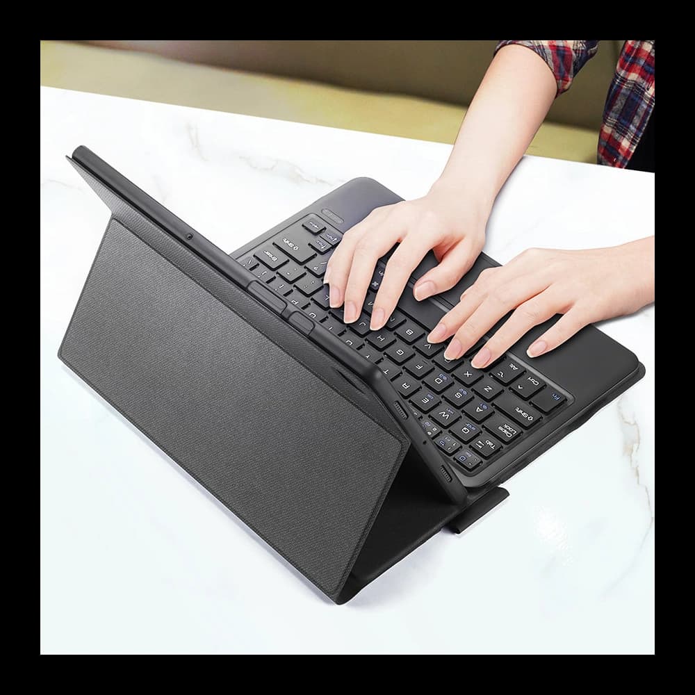 Dux Ducis Touchpad Billentyűzet Tok Bluetooth Samsung Galaxy Tab A8 10.5 fekete - 13