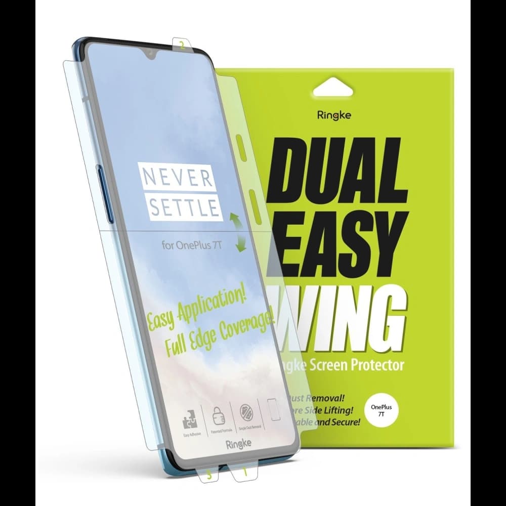 Ringke Dual Easy Wing Full Cover OnePlus 7T [2 PACK] - 1