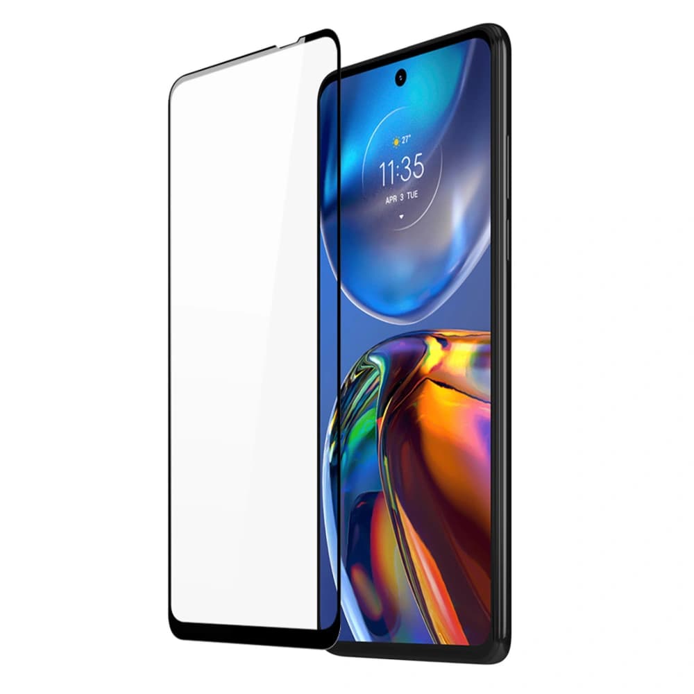 Dux Ducis 10D gehärtetes Glas für Motorola Moto E32 schwarz (case friendly) - 1