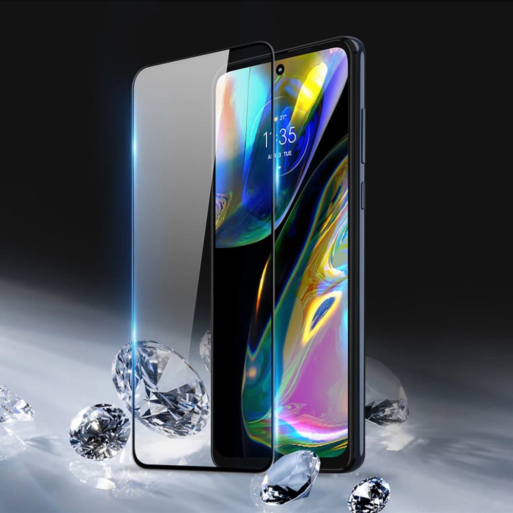 Dux Ducis 10D gehärtetes Glas für Motorola Moto G52 schwarz (case friendly) - 4