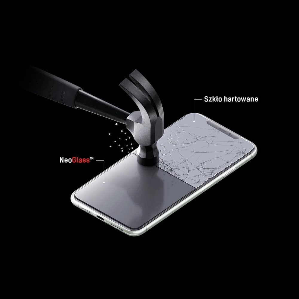 Ochranné sklo 3MK NeoGlass Redmi Note 8 Pro Full Cover černé - 2