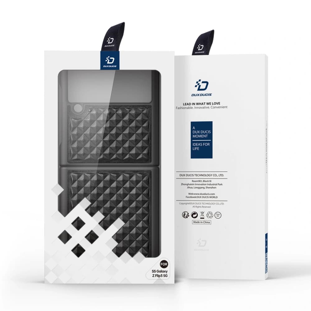 Case Dux Ducis Venice Samsung Galaxy Z Flip 3 schwarz - 5