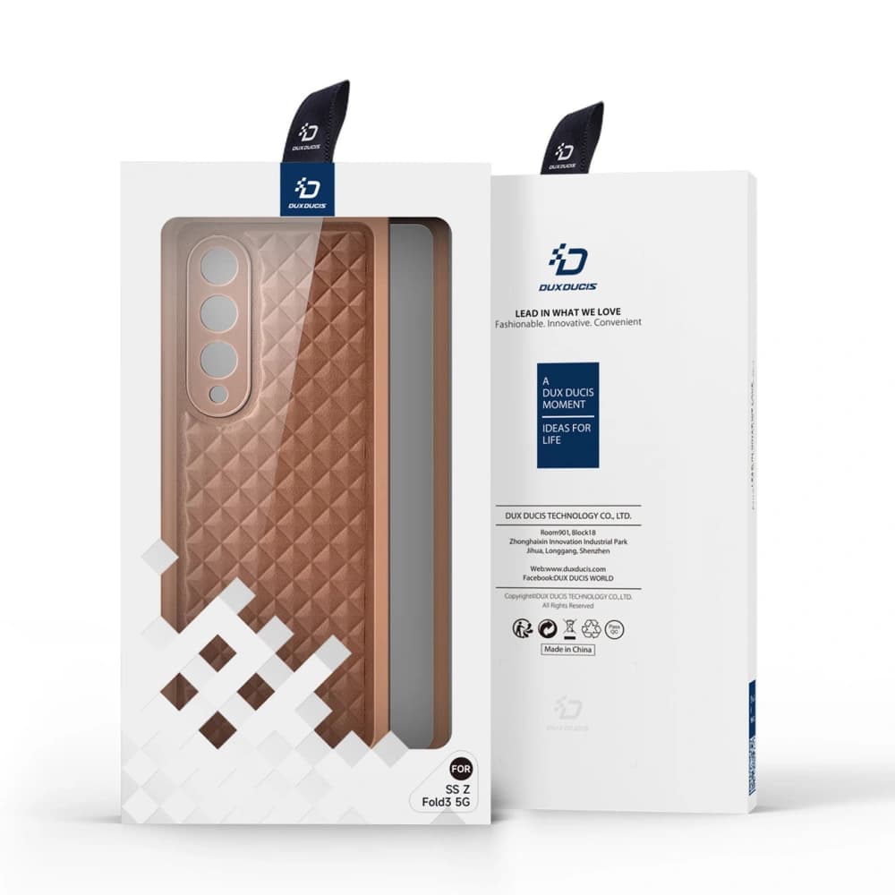 Etui Dux Ducis Venice Samsung Galaxy Z Fold 3 hnědá - 5