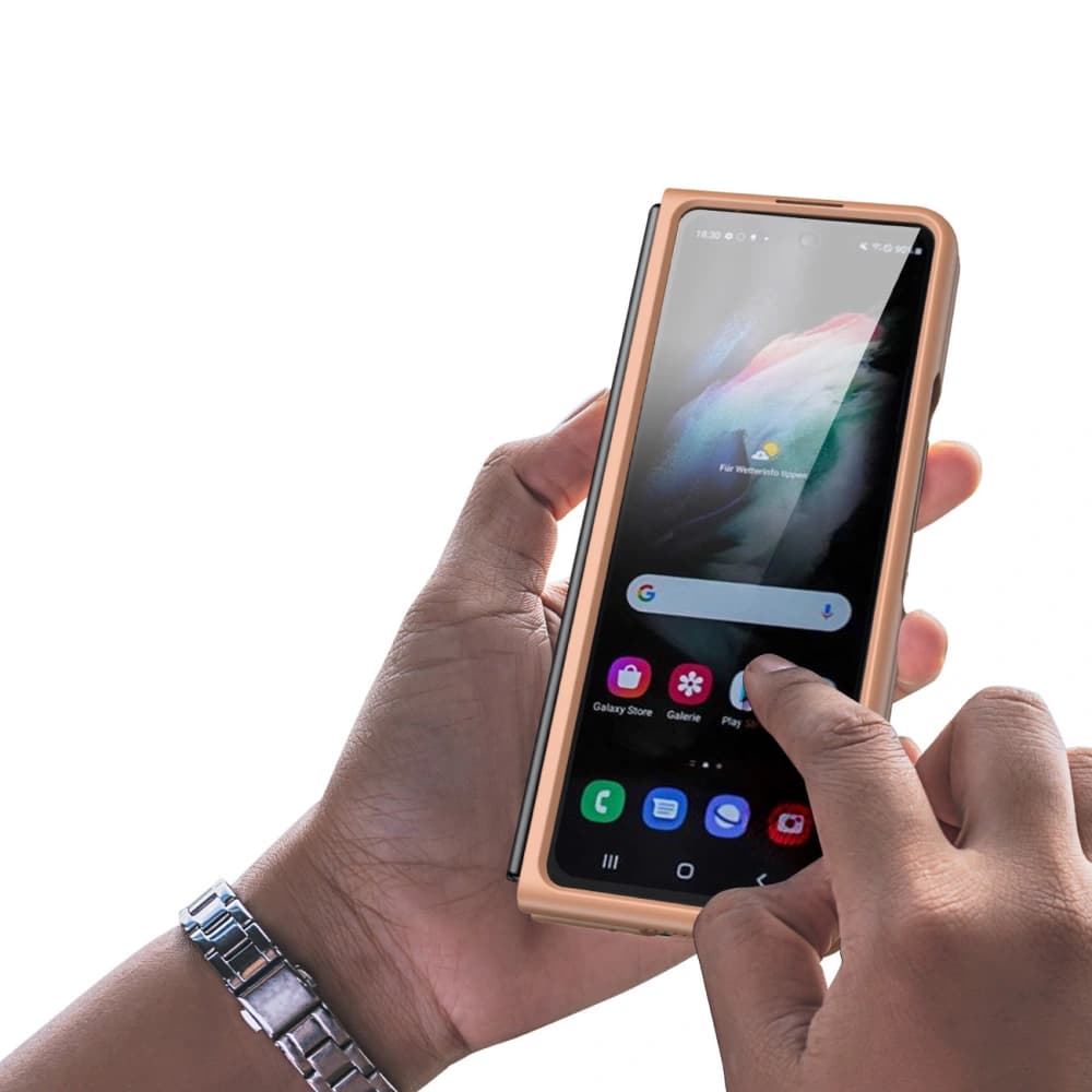 Etui Dux Ducis Venice Samsung Galaxy Z Fold 3 hnědá - 10