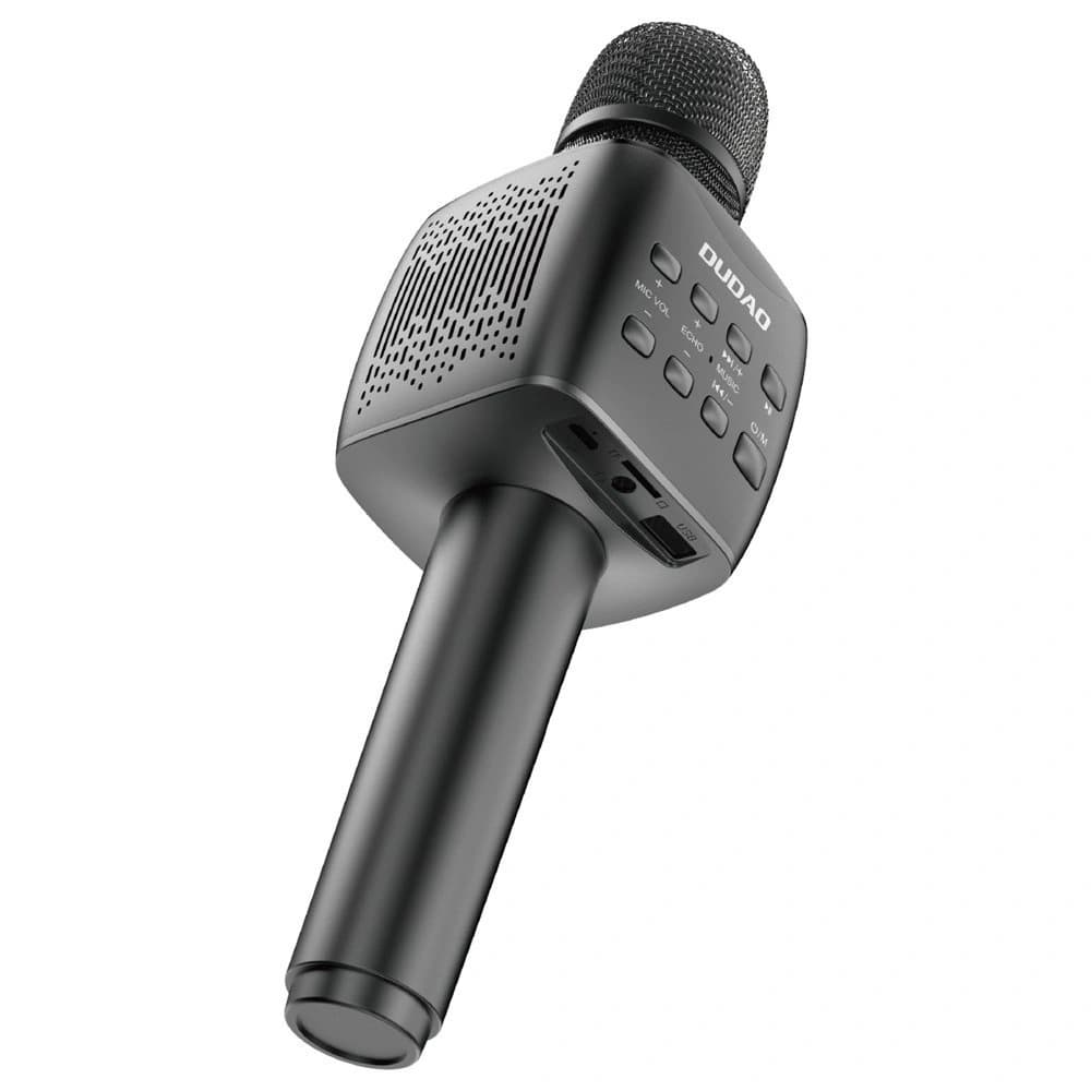 Dudao vezeték nélküli karaoke mikrofon Bluetooth 5.0 fekete (Y16S) - 1