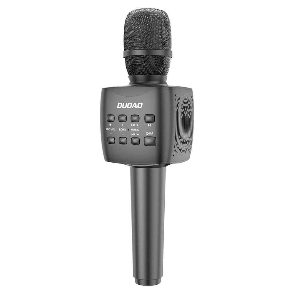 Dudao vezeték nélküli karaoke mikrofon Bluetooth 5.0 fekete (Y16S) - 2