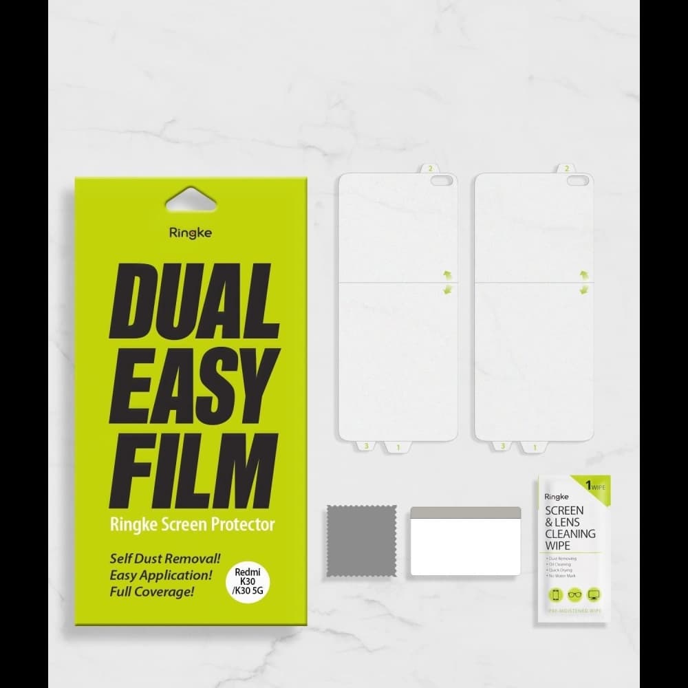 Folia hydrogelová Ringke Dual Easy Full Cover Pocophone X2/Redmi K30 Case Friendly - 10