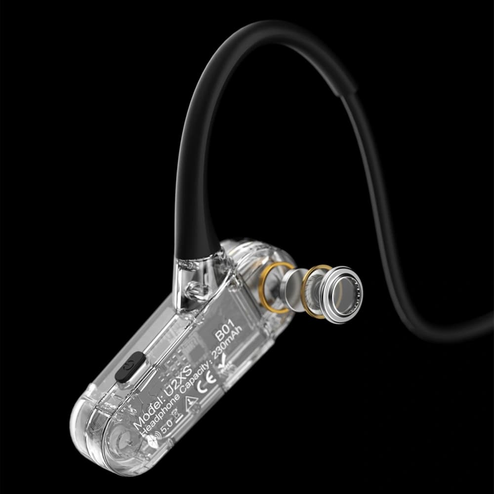 Bezdrátová sluchátka Dudao Air Conduction Bluetooth 5.0 230mAh černá (U2XS) - 3