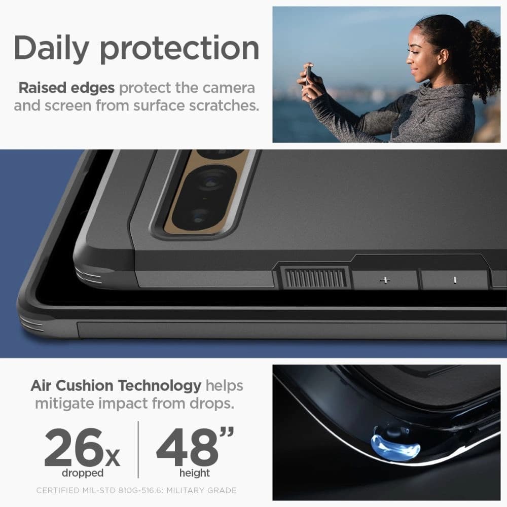 Case Spigen Tough Armor Google Pixel 7 Pro Schwarz - 13