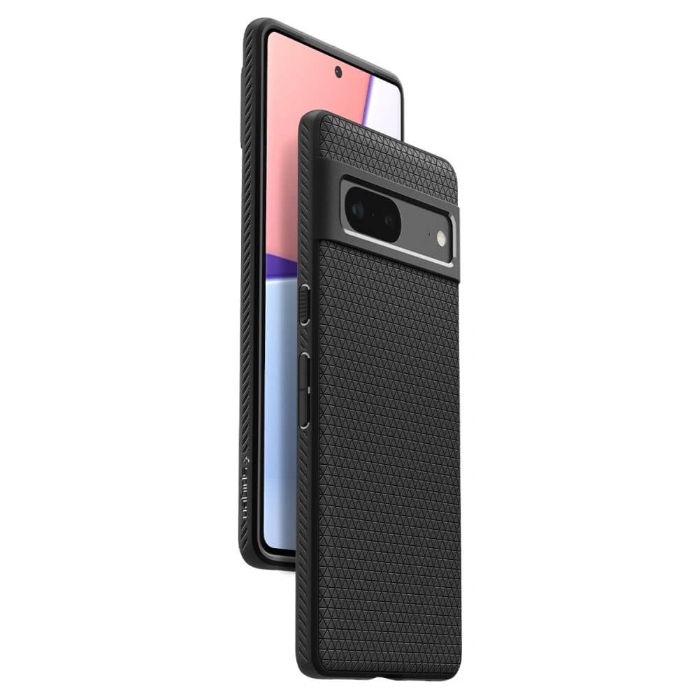 Case Spigen Liquid Air Google Pixel 7 Matt Schwarz - 11