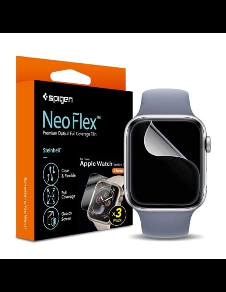 3x Fólia Spigen Neo Flex HD Apple Watch 4/5/6/7/SE/8/9 40/41MM