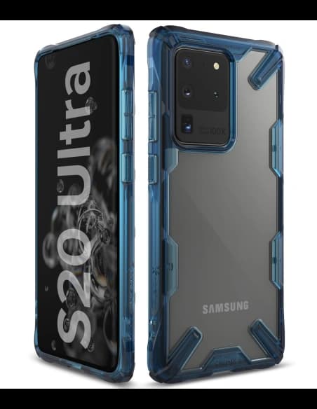 Case Ringke Fusion-X Samsung Galaxy S20 Ultra Space Blue