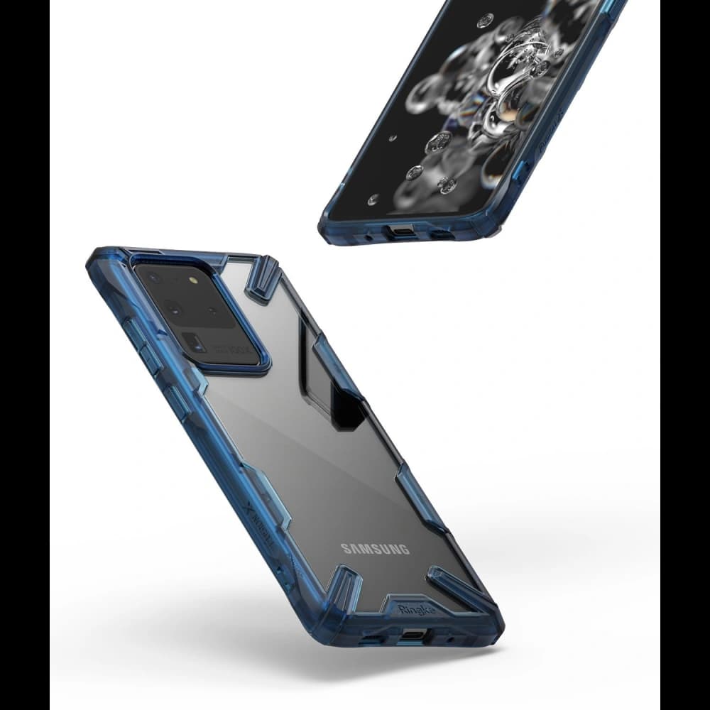Case Ringke Fusion-X Samsung Galaxy S20 Ultra Space Blue - 3