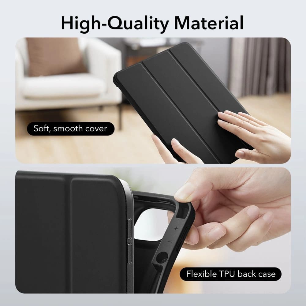 Etui ESR Rebound Pencil Apple iPad Pro 12.9 2021/2022 (5. și 6. generație) Negru - 4