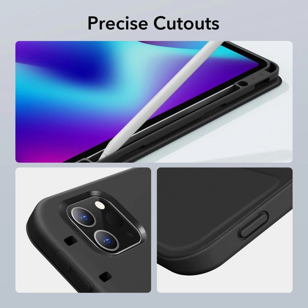 Etui ESR Rebound Pencil Apple iPad Pro 12.9 2021/2022 (5. și 6. generație) Negru - 7