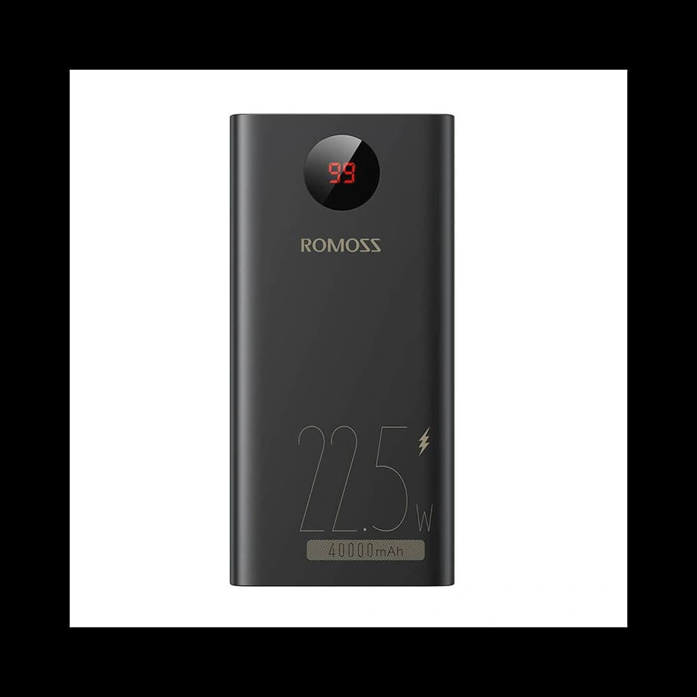 Powerbank Romoss PEA40PF 40000mAh, 22.5W (fekete) - 1