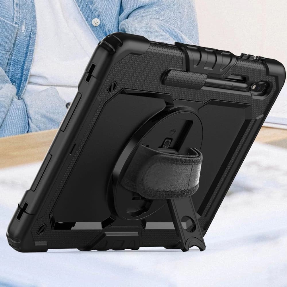 Etui Tech-Protect Solid360 Samsung Galaxy Tab S8+ Plus/S7+ Plus/S7 FE 12.4 Fekete - 6