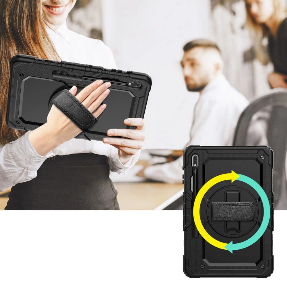 Etui Tech-Protect Solid360 Samsung Galaxy Tab S8+ Plus/S7+ Plus/S7 FE 12.4 Fekete - 7