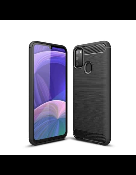 Etui Tech-Protect TPUCarbon Samsung Galaxy M21 Černé