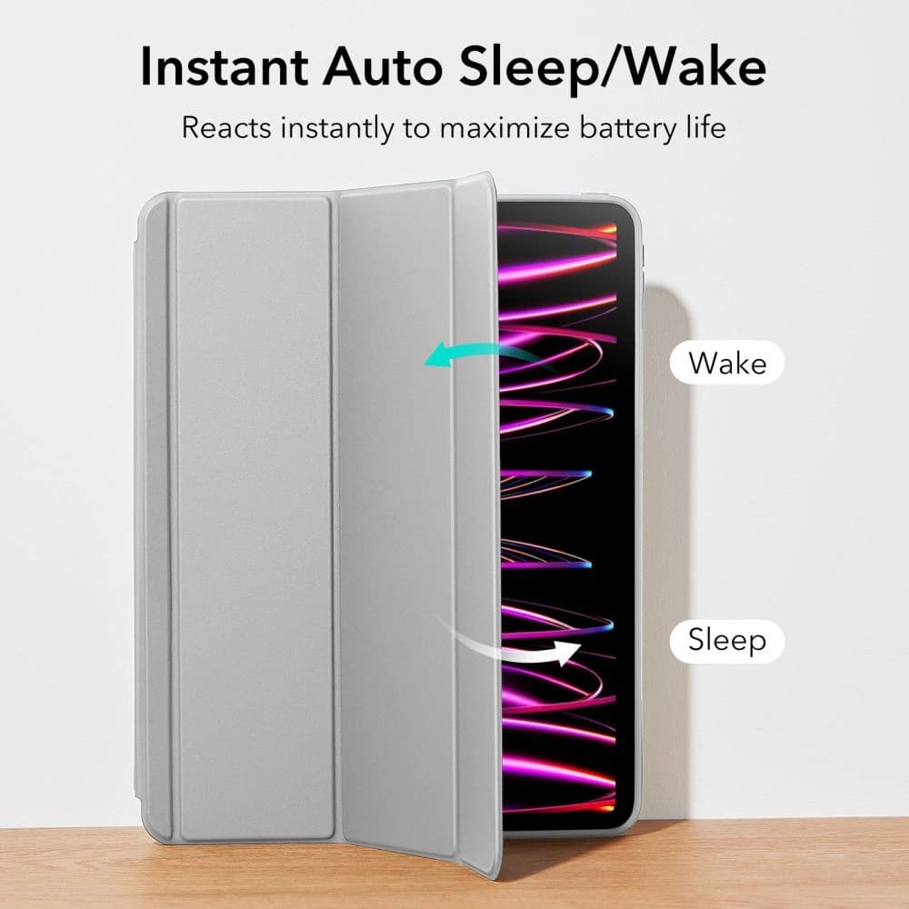 Etui ESR Ascend Hybrid Apple iPad Pro 12.9 2021/2022 (5. și 6. generație) Gri - 2