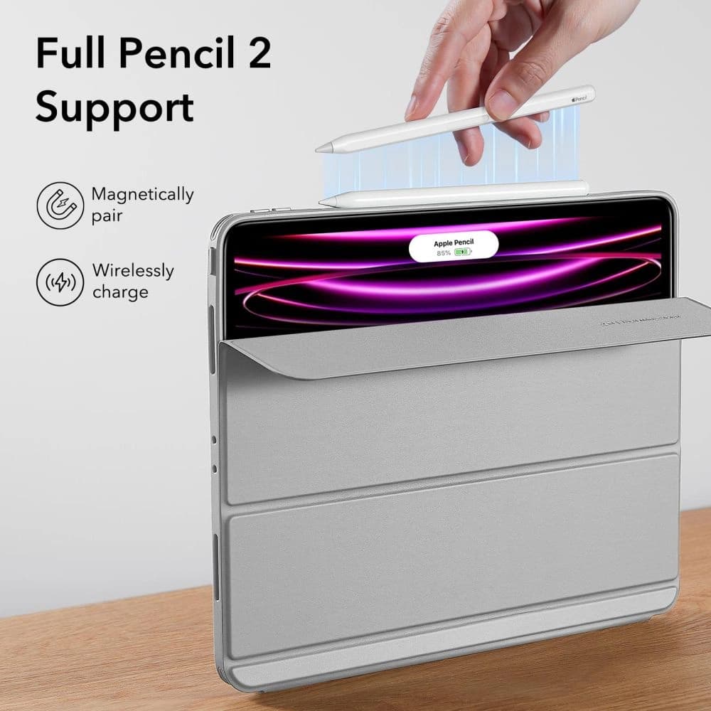 Etui ESR Ascend Hybrid Apple iPad Pro 12.9 2021/2022 (5. și 6. generație) Gri - 3