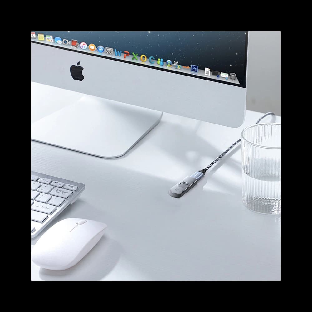 Cablul de extensie Joyroom USB 2.0 480 Mbps 2m gri (S-2030N13 gray) - 2