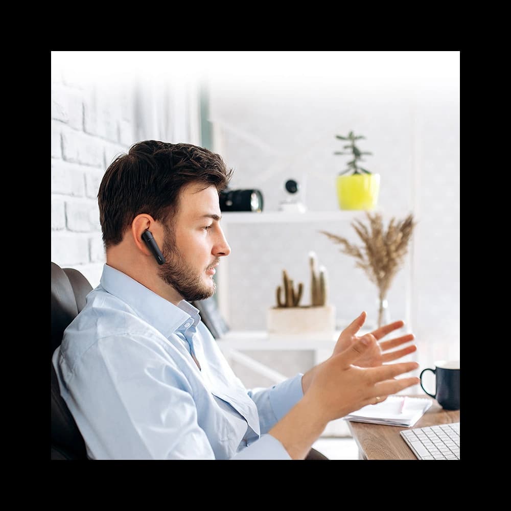 Joyroom Headset Wireless Bluetooth 5.1 Earphone for Car Charger Black (JR-B02S) - 2