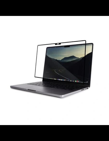 Schutzfolie Moshi iVisor XT Apple MacBook Pro 14" 2021-2025 (M1/M2/M3/M4/M5) (schwarzer Rahmen)