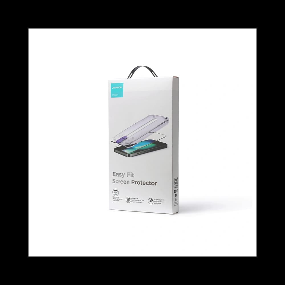 Gehärtetes Glas Joyroom Knight Apple iPhone 14 Pro Montageset transparent (JR-H10) - 5