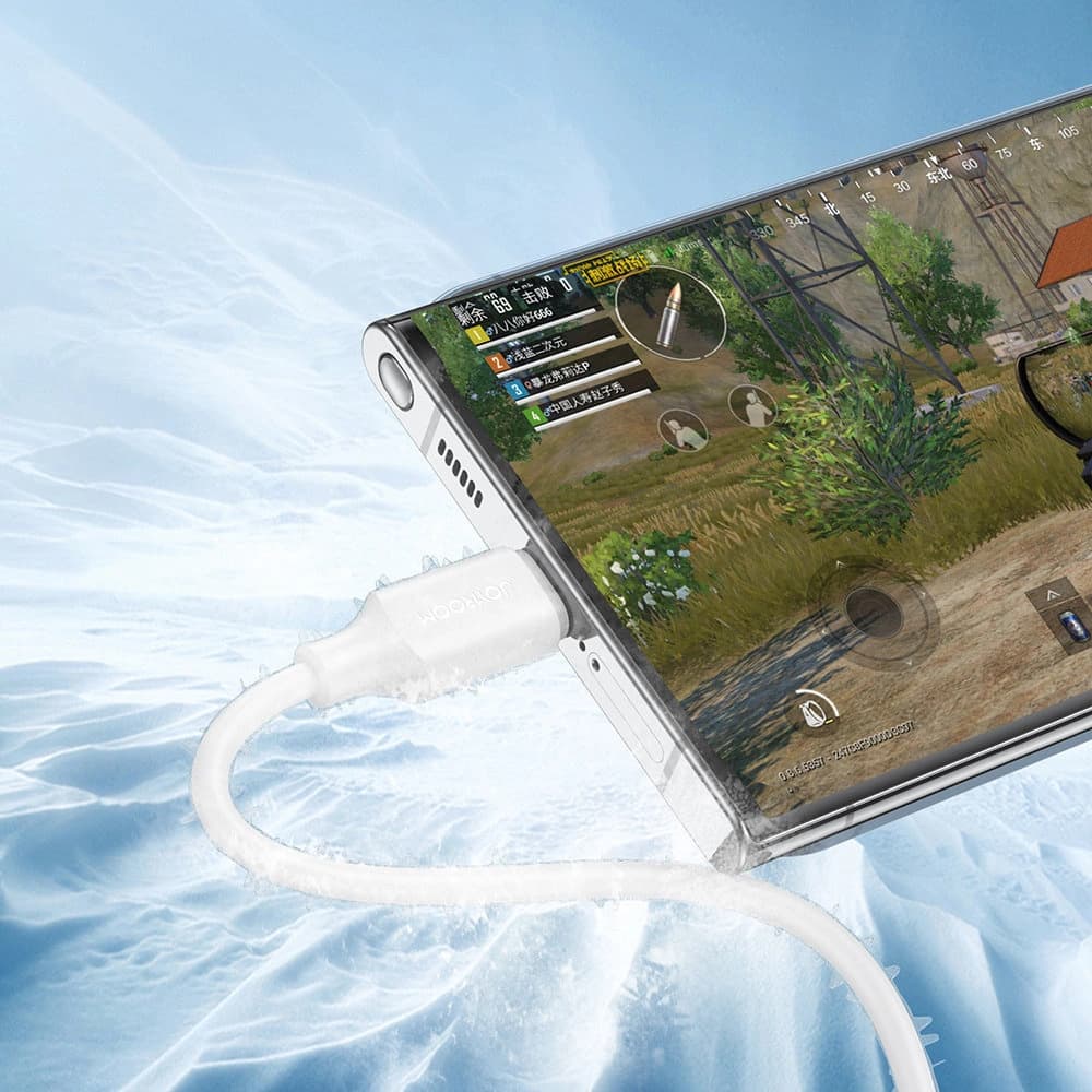 Kabel Joyroom USB/USB-C 3A 0,25m bílý (S-UC027A9) - 6