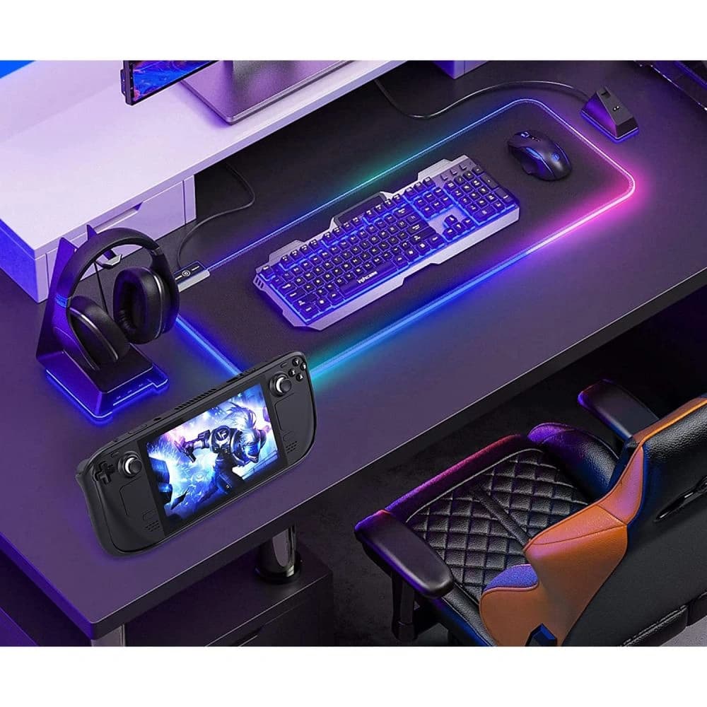 Etui Tech-Protect Defense Valve Steam Deck LCD / OLED Fekete/Átlátszó - 2