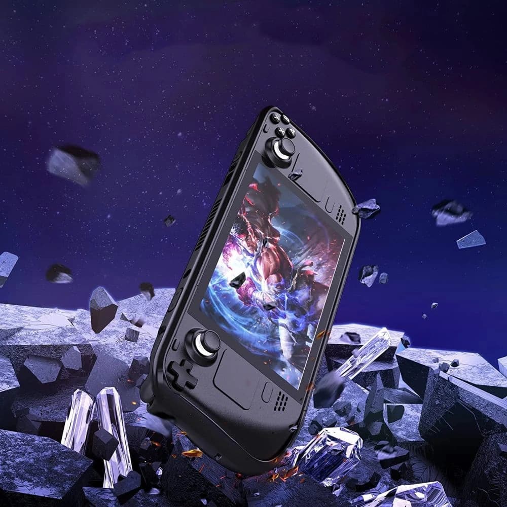 Etui Tech-Protect Defense Valve Steam Deck LCD / OLED Fekete/Átlátszó - 5