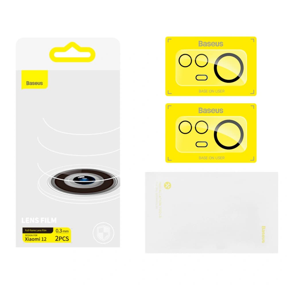 Baseus Lens Protector 0.3mm Xiaomi 12 clear [2 PACK] - 8