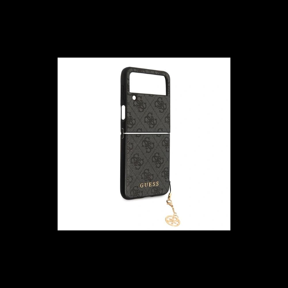 Guess GUHCZF4GF4GGR F721 Samsung Galaxy Z Flip 4 grey hardcase 4G Charms Collection - 3