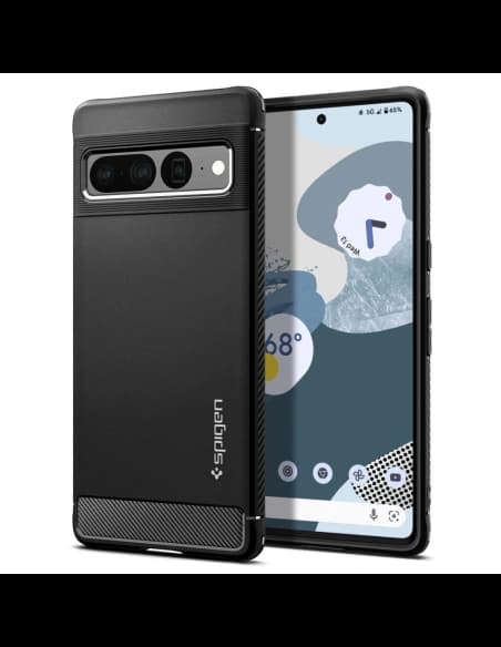 Case Spigen Rugged Armor Google Pixel 7 Pro Matte Schwarz