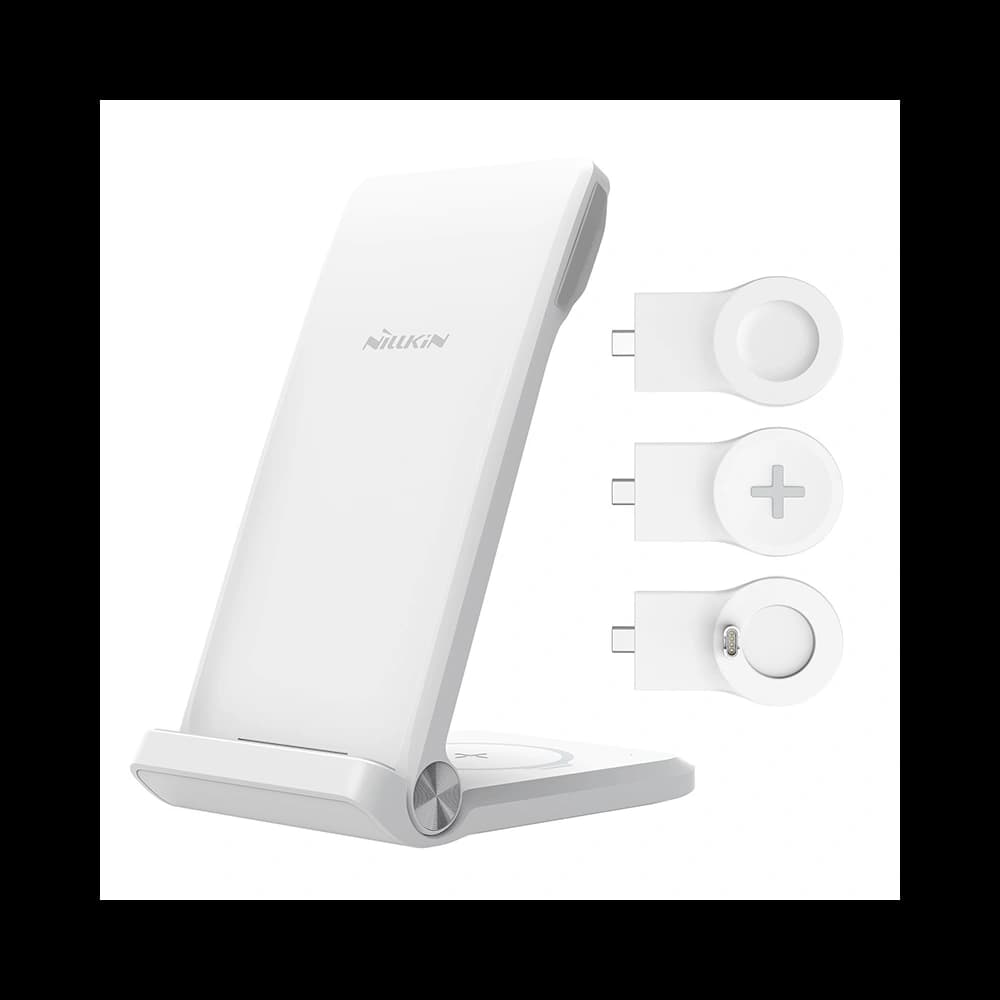 Vezeték nélküli töltő Nillkin Wireless Charging Powertrio 3in1 + adapter Huawei Watch - 1