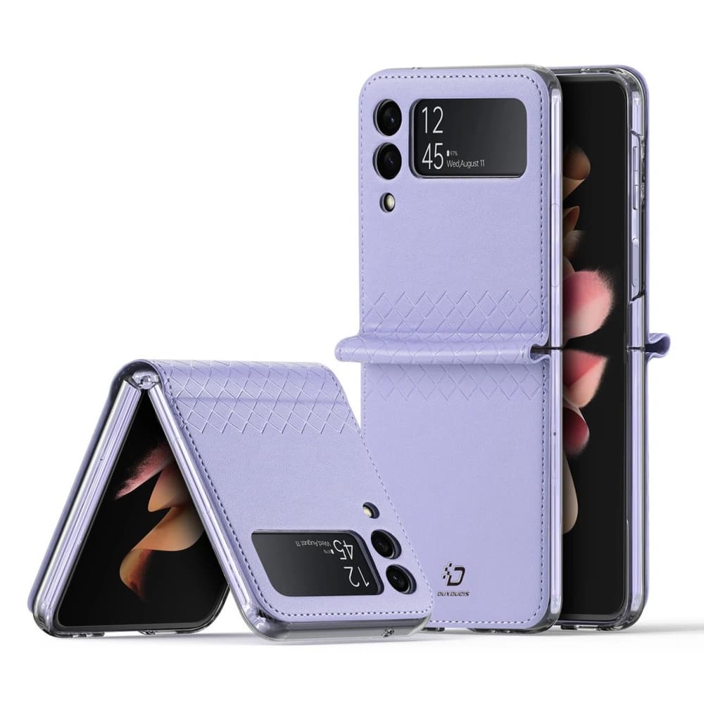 Case DuxDucis Brille Samsung Galaxy Z Flip 3 lila