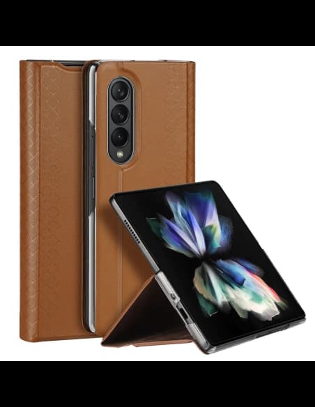 Etui DuxDucis Bril Samsung Galaxy Z Fold 3 hnědé