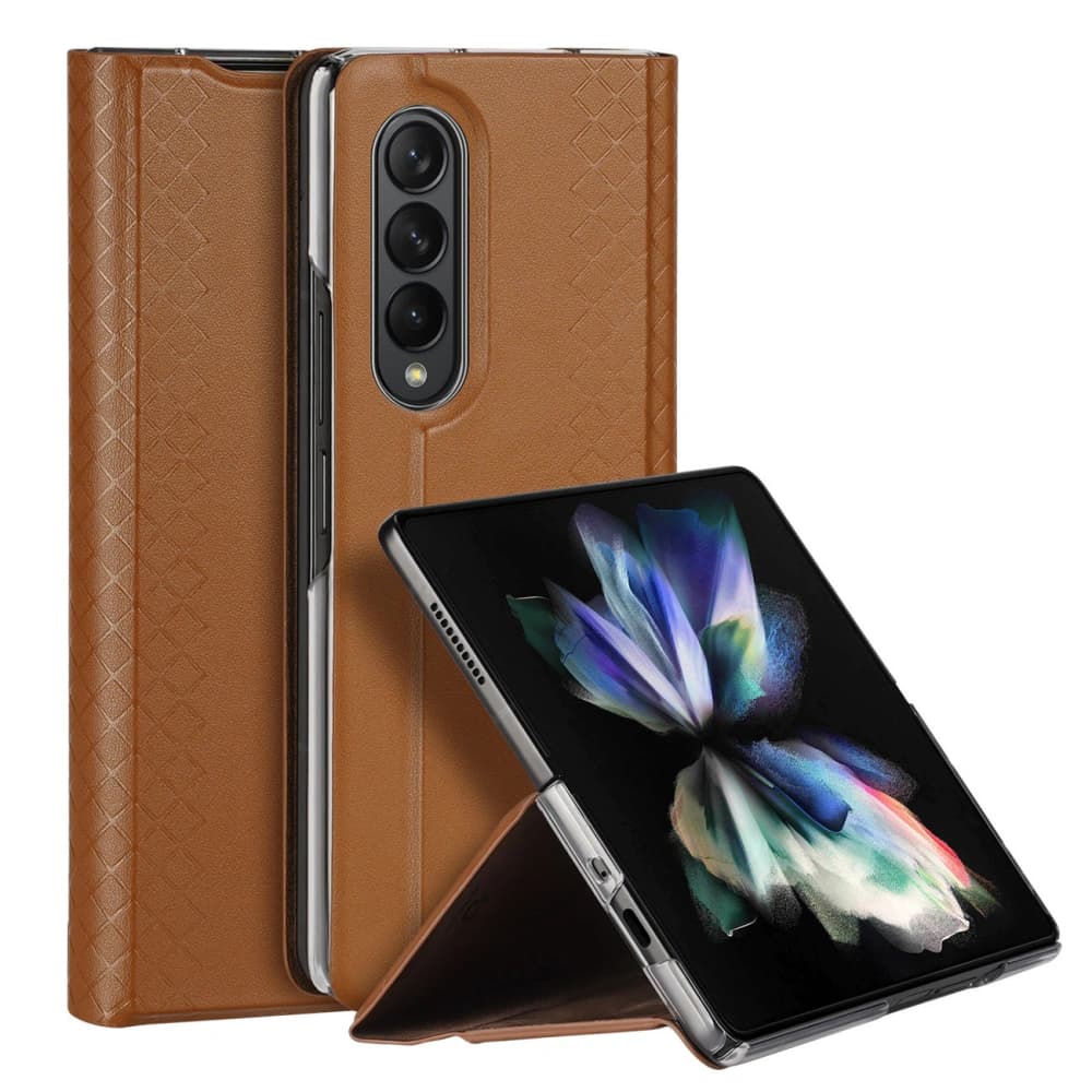 Etui DuxDucis Bril Samsung Galaxy Z Fold 3 hnědé - 1
