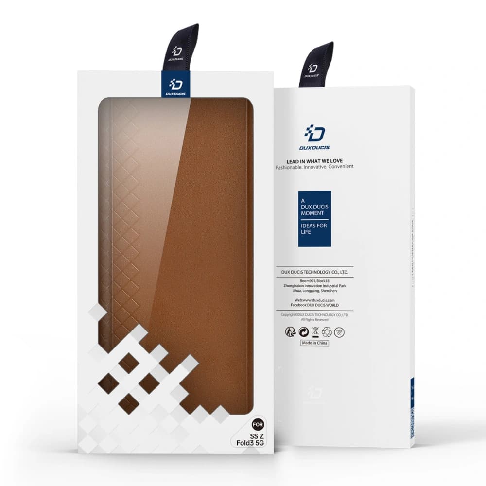 Etui DuxDucis Bril Samsung Galaxy Z Fold 3 hnědé - 5