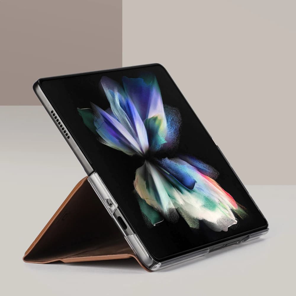 Etui DuxDucis Bril Samsung Galaxy Z Fold 3 hnědé - 9