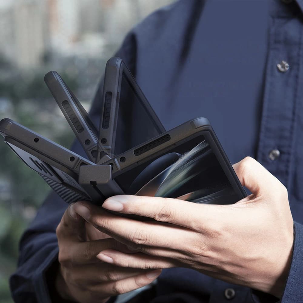 Case Nillkin CamShield Pro Simple Samsung Galaxy Z Fold 4 dunkelgrün - 12