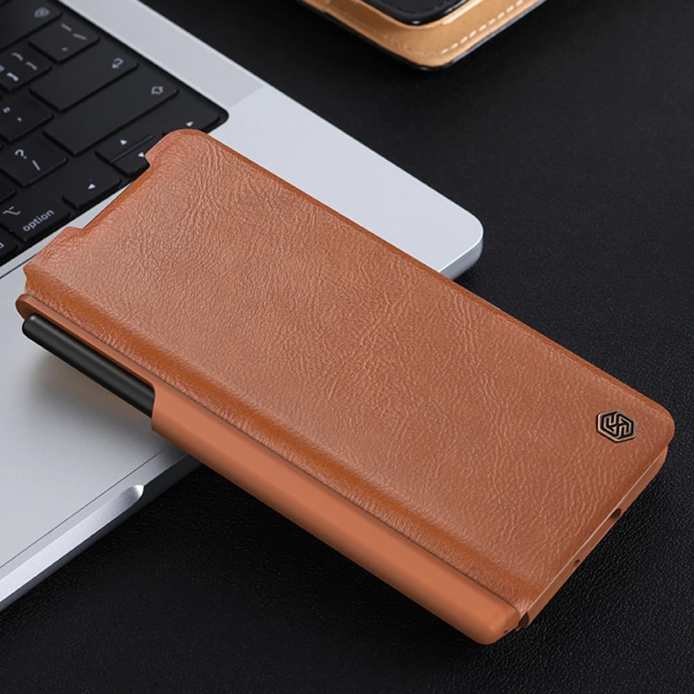 Case Nillkin Qin Leather Pro Samsung Galaxy Z Fold 4 grün - 19