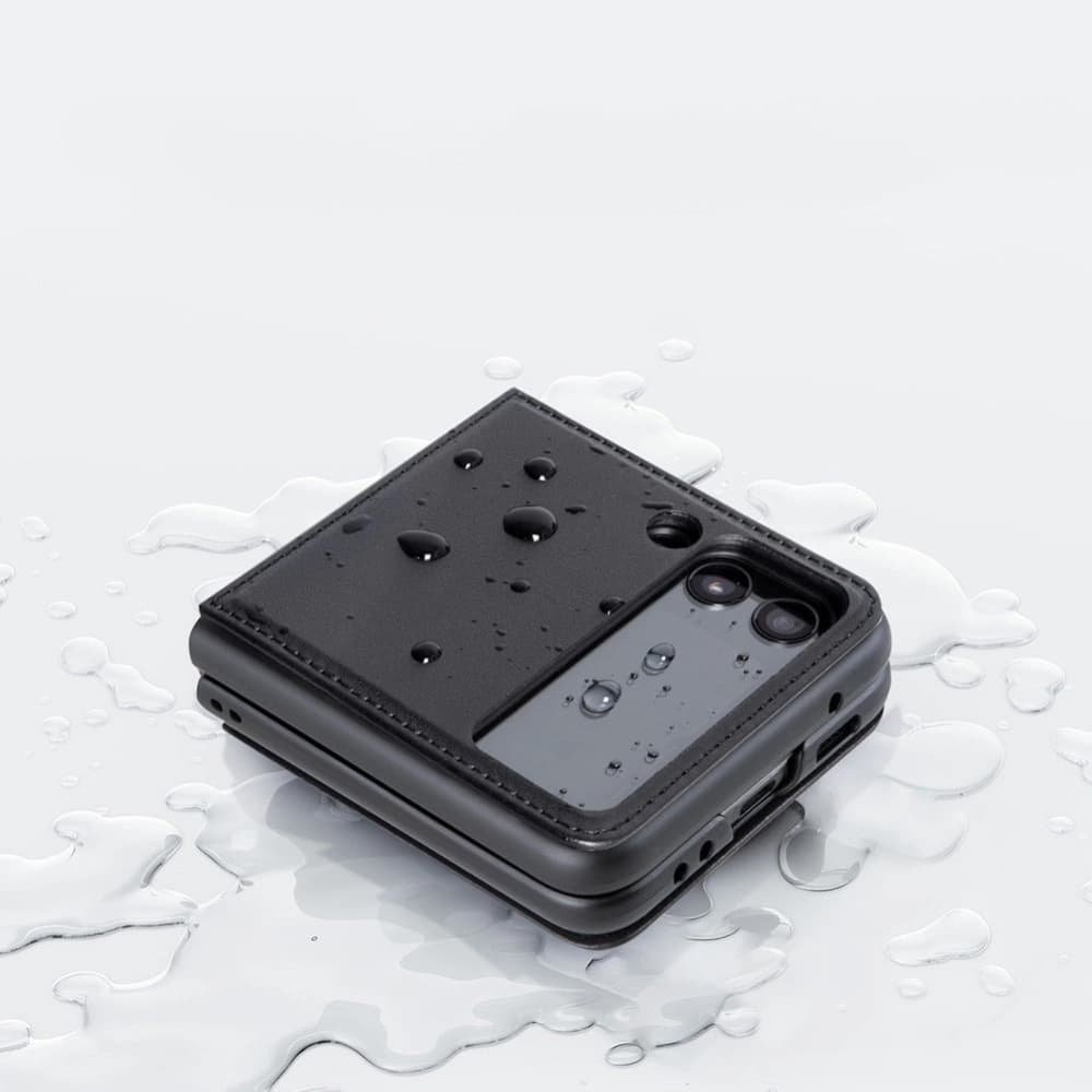 Etui Nillkin Qin Vegan Leather Samsung Galaxy Z Flip 4 černé - 8