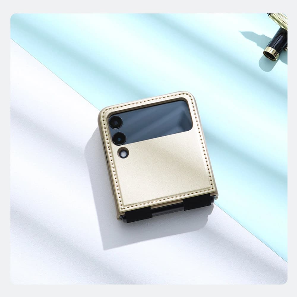 Etui Nillkin Qin Vegan Leather Samsung Galaxy Z Flip 4 černé - 15